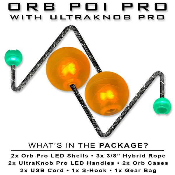 ORB Poi-Set plus UltraKnobs PRO